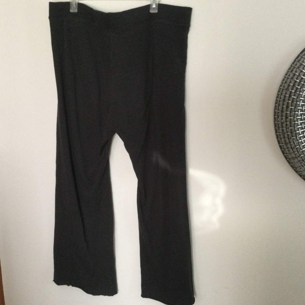 Victoria’s Secret Women's Black Wide-Leg Baggy Athletic Leisure Pants XL - Picture 2 of 9